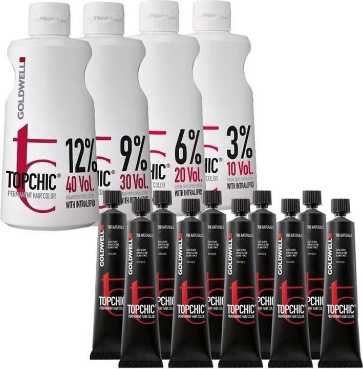 Image du produit Goldwell Toppchic Hair Farbrohr Haarfärbung ZZP Startpaket