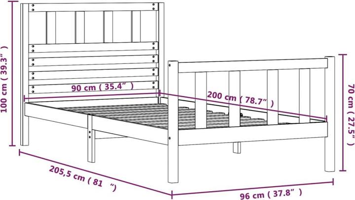 Immagine prodotto VidaXL Neils (100 x 200 cm)