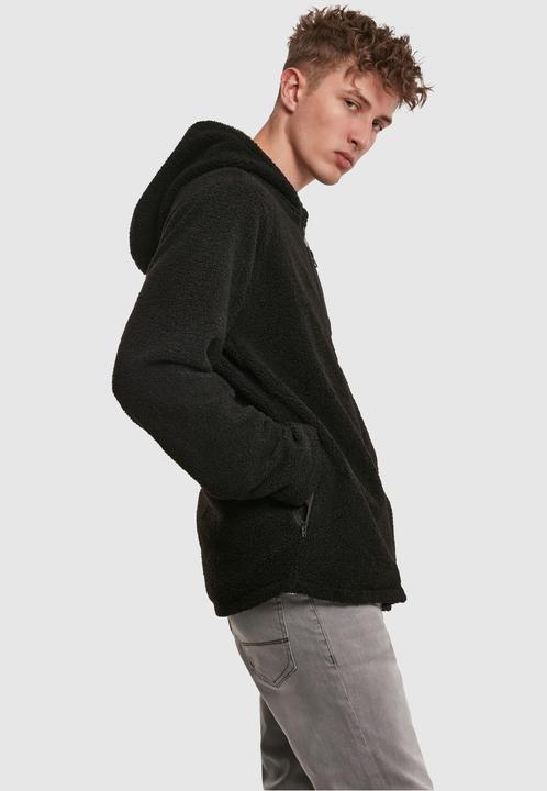 Immagine prodotto Urban Classics Giacca Sherpa Zip con cappuccio (S)
