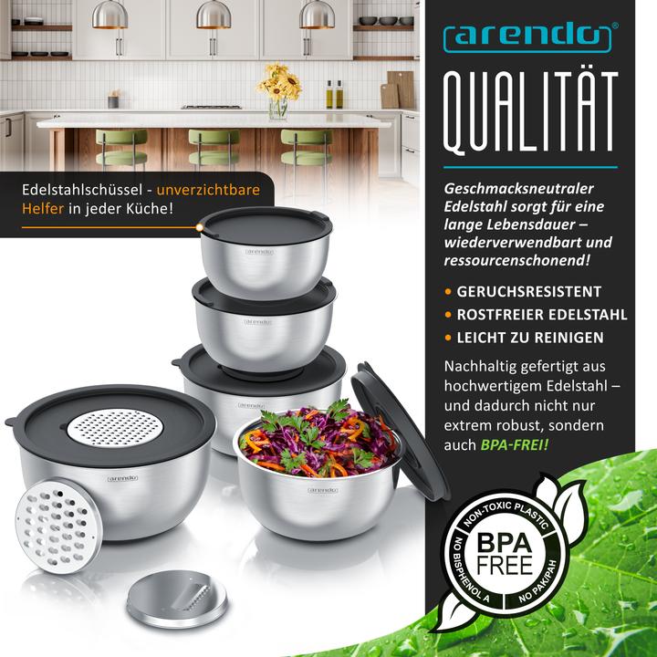 Actual product image Arendo Salad bowl set (26 cm, 5 l, 5 x)
