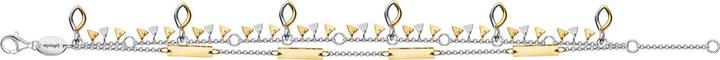 Immagine prodotto Engelsrufer Cavigliera bracciale triangolo boho (28 cm, Acciaio inossidabile)
