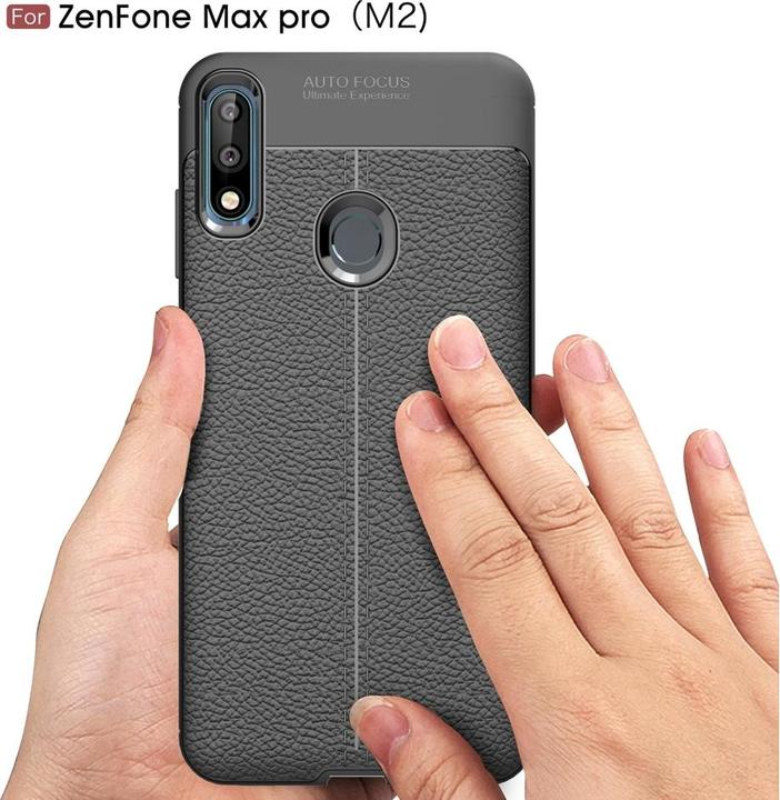 Image du produit Screenguard Asus Zenfone Max Pro M2 Housse Design en cuir TPU Cover (Asus Zenfone Max Pro (M2))