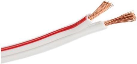 Actual product image Cables SPEAKER WIRE - WHITE - 2 x 1.5 mm² - 100 m (100 m, 1.50 mm²)