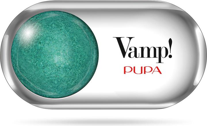 Actual product image Pupa Milano Highly pigmented eyeshadows Vamp! (Compact Eyeshadow) 1.5 g - Shade: 303 True Emerald (303 True Emerald)