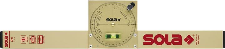 Productafbeelding Sola APN 1000T Waterpas zonder magneet Lengte 600 mm goud geanodiseerd aluminium (60 cm)