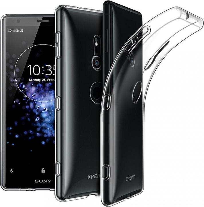 Actual product image Screenguard Sony Xperia XZ2 Cover Carbon Brushed Soft TPU (Sony Xperia XZ2)