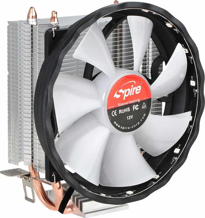 Immagine prodotto Spire Ventola XERUS 200 Raffreddatore CPU a doppio heat-pipe (138 mm)