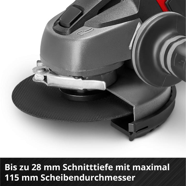 Actual product image Einhell TE-AG 18 Li Solo (115 mm)
