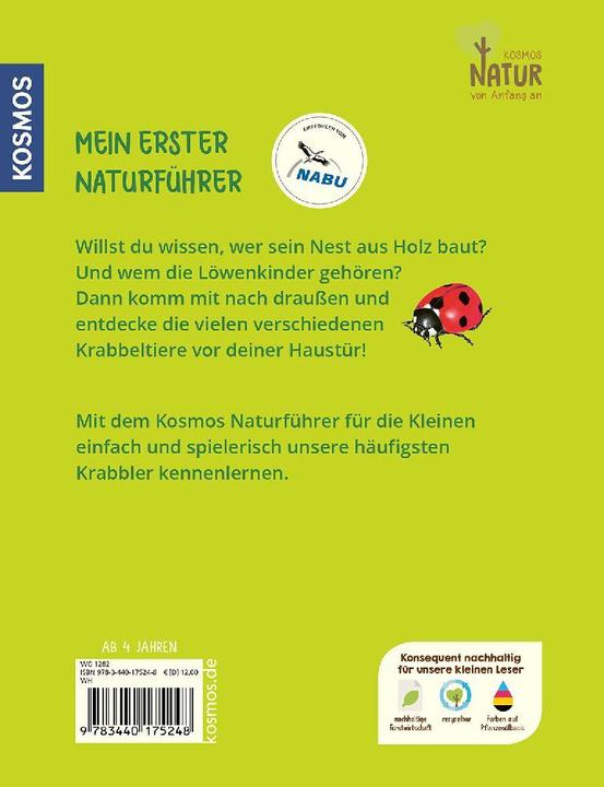 Actual product image Kosmos Mein erster Naturführer, Was krabbelt denn da? (German, Steffen Walentowitz, Julie Sodré, Veronika Lang, 2023)