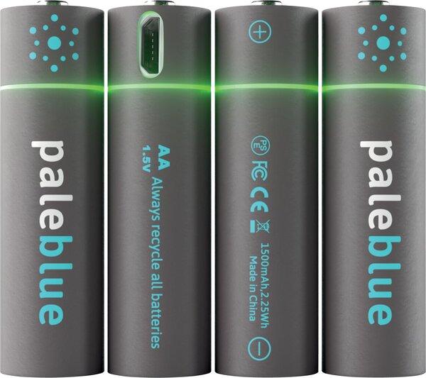 Produktbild Pale Blue AA USB-C (4 Stk., AA, 1700 mAh)