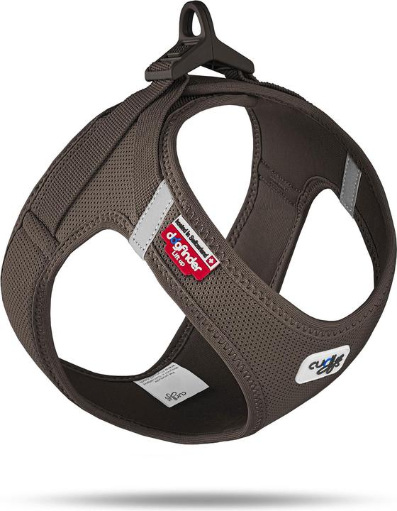 Curli Vest Hundegeschirr Clasp Air-Mesh braun XS (XS, Hund, Hundesport)