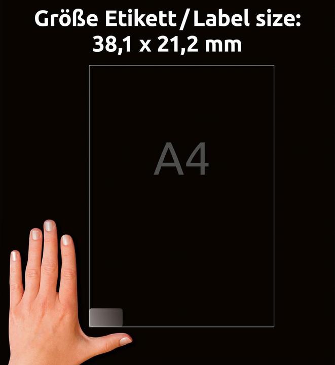 Produktbild Avery Transparente Adressetiketten