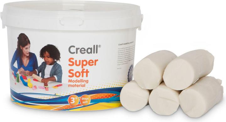 Actual product image Creall Supersoft klei Wit, 1750gr.