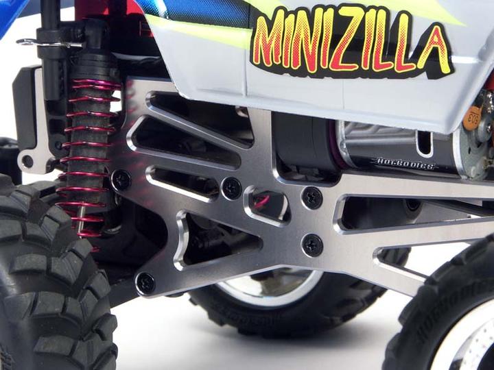 Produktbild HB Racing Chassis Aluminium (Silber) - Minizilla