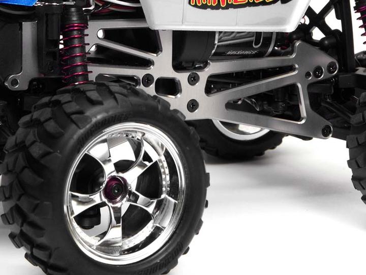 Produktbild HB Racing Chassis Aluminium (Silber) - Minizilla