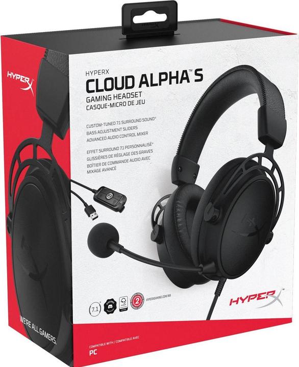 Actual product image HyperX Cloud Alpha S 7.1 (Cable)