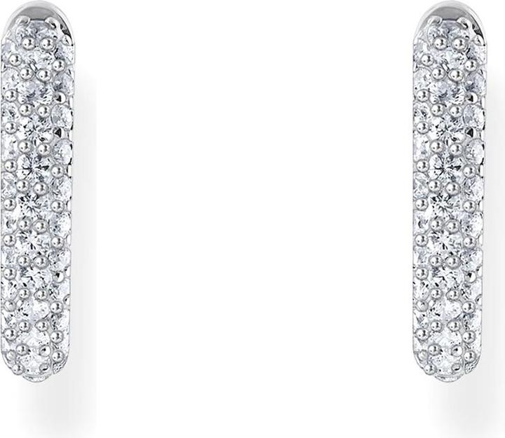 Produktbild Thomas Sabo Creolen mit weissem Zirkonia-Pavé (925 Sterlingsilber)