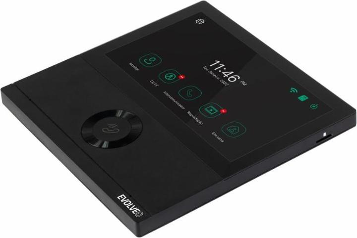 Actual product image Evolveo DoorPhone AHD7, Sada domácího WiFi videotelefonu s ovládáním brány nebo dveří černý monitor (Cable, Wireless)