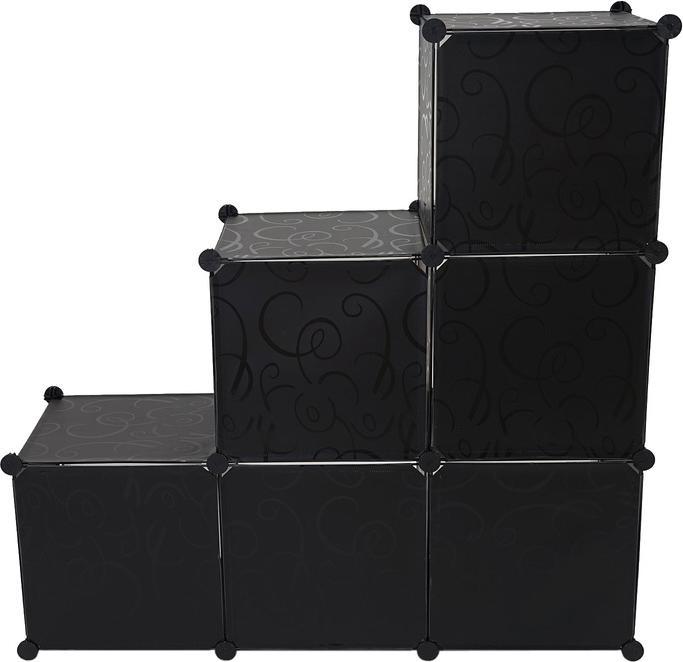 Immagine prodotto Swisshandel24 Sistema di scaffalatura Sydney T306, armadio a ripiani senza viti, 8 scatole ciascuna 37x37x47cm