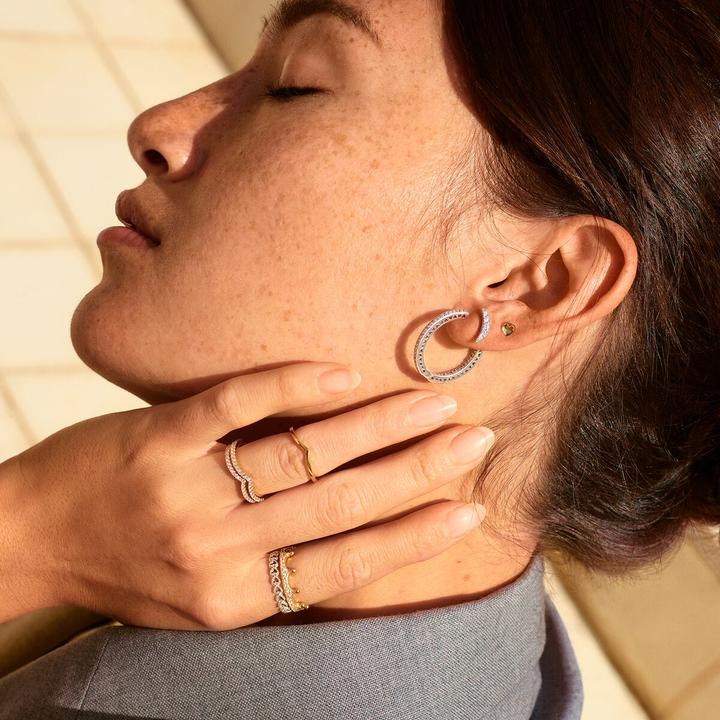 Actual product image Pandora Shine Sparkling Wishbone Ring (50)