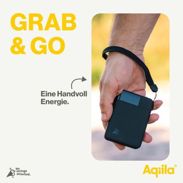 Productafbeelding Aqiila Powerbird B5B - Powerbank 5000 mAh, 12W - Zwart (5000 mAh, 12 W, 37 Wh)