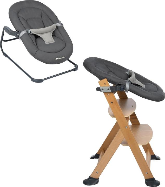 Actual product image Bebeconfort Timba Baby Tinted Graphite highchair attachment
