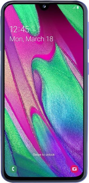 Produktbild Samsung Galaxy A40 (64 GB, Blue, 5.90", Dual SIM + SD, 16 Mpx, 4G)