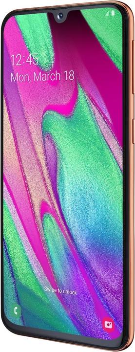 Produktbild Samsung Galaxy A40 (64 GB, Coral, 5.90", Dual SIM, 16 Mpx, 4G)