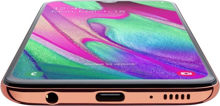 Produktbild Samsung Galaxy A40 (64 GB, Coral, 5.90", Dual SIM, 16 Mpx, 4G)