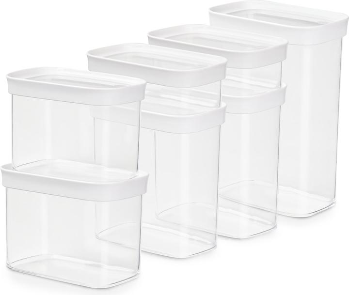 Emsa Optima set of 7 (2x0.45 / 2x1 /2x1.6 / 2.2) (8.30 l)