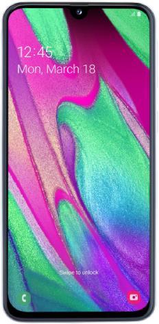 Actual product image Samsung Galaxy A40 (64 GB, White, 5.90", Dual SIM, 16 Mpx, 4G)