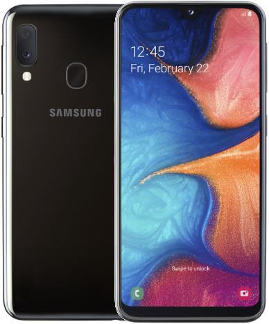 Image du produit Samsung Galaxy A20e (32 Go, Noir, 5.80", Double SIM + SD, 13 Mpx, 4G)