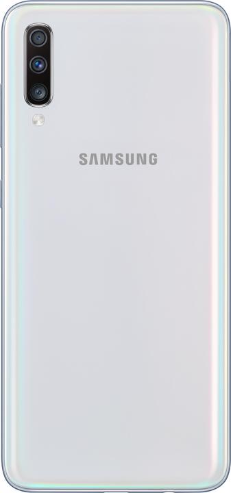 Actual product image Samsung Galaxy A70 EU (128 GB, White, 6.70", Dual SIM, 32 Mpx, 4G)