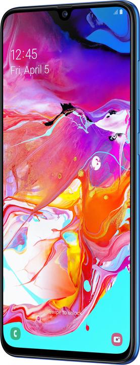 Actual product image Samsung Galaxy A70 (128 GB, Blue, 6.70", Dual SIM + SD, 32 Mpx, 4G)