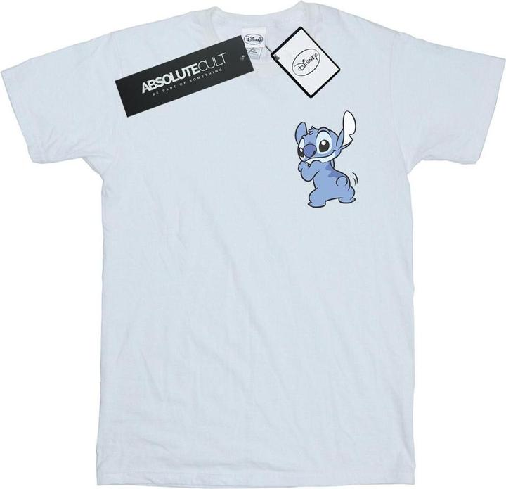Disney Lilo And Stitch Stitch Backside Breast Print TShirt Mädchen