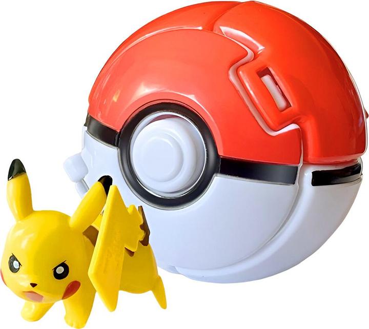 Produktbild Pokémon Wurfball-Set mit einem Pokeball Pikachu und Poke Ball