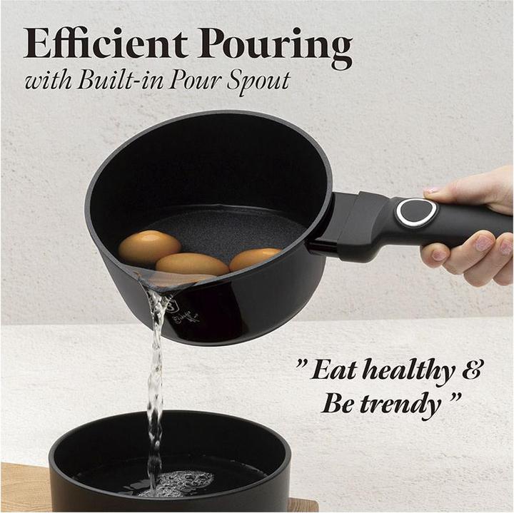 Immagine prodotto BerlingerHaus Haus 15-teiliges Kochgeschirr-Set Black Vantage Collection (Set di pentole e padelle da cucina, Alluminio)