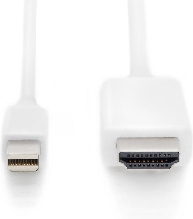 Image du produit Digitus Mini DP cable,mDP - HDMI, 2m (2 m, DisplayPort, HDMI)