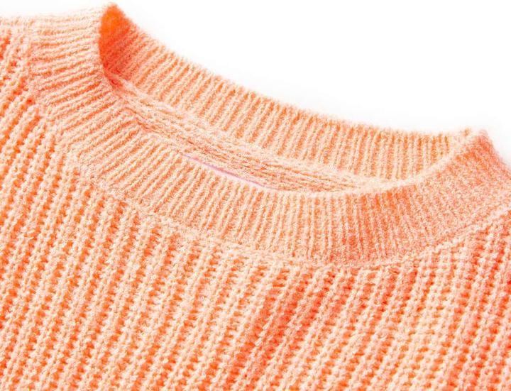 Actual product image VidaXL Children's jumper knitted light orange 92,Material: 60 % acrylic (92)