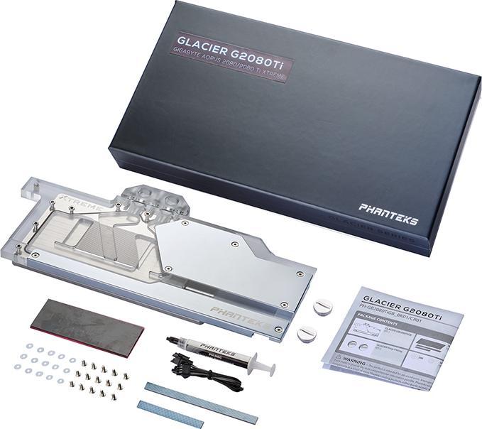 Image du produit Phanteks Glacier RTX 2080Ti/2080/2070 Gigabyte Aorus GPU Full Water Block, DRGB