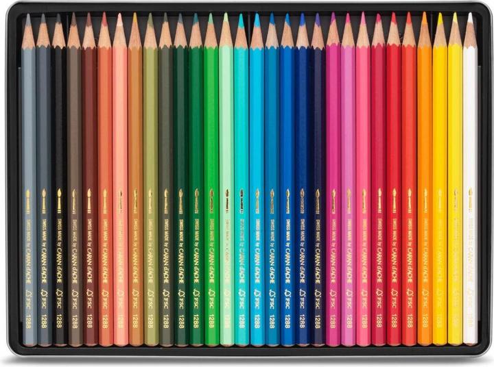 Produktbild Caran d'Ache Fancolor Farbstifte Metallschachtel (Mehrfarbig, 30 x)