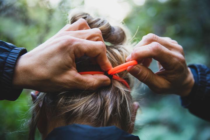 Actual product image knog. Bilby Fluoro Orange (400 lm)