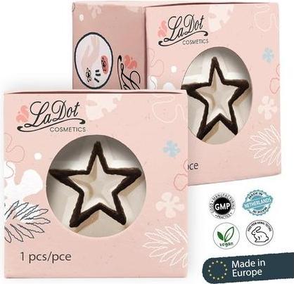 Actual product image La Dot Cosmetics Stamp tattoo stone small star