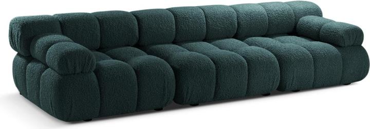 Actual product image Micadoni Velvet Modular Sofa, "Bellis", 3 Seats, 282x94x70 Made in Europe (2 person sofa, 3-seater, 4-seater)