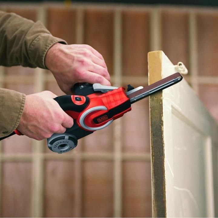 Actual product image Black & Decker Power file KA900E with Cyclonic Action dust extraction (Belt sanders, 350 W)