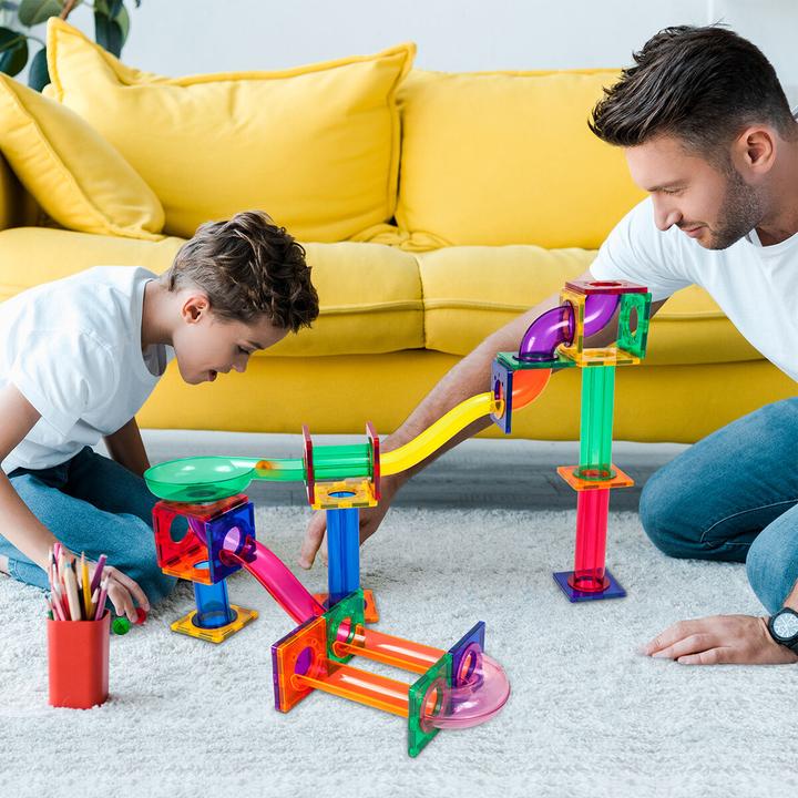 Produktbild PicassoTiles Picasso Tiles - Marble run set (50 pcs) (PTG50)