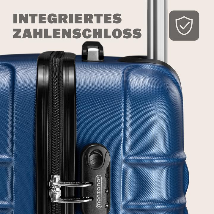 Immagine prodotto Monzana Hartschalenkoffer (120 l, Bagaglio a mano (fino a 50 litri), M (50 - 90l), L (90 - 115l))