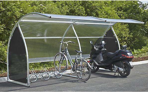 Actual product image Mottez Shelter with side flap for B800VNO
