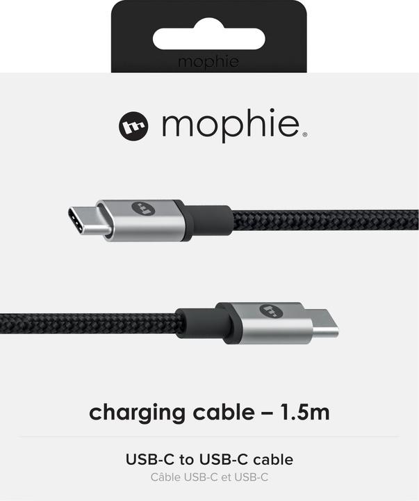 Image du produit mophie Câble de charge/synchronisation USB-C USB-C (3.1) 1,5m (1.50 m, USB 3.2 Gen 1)
