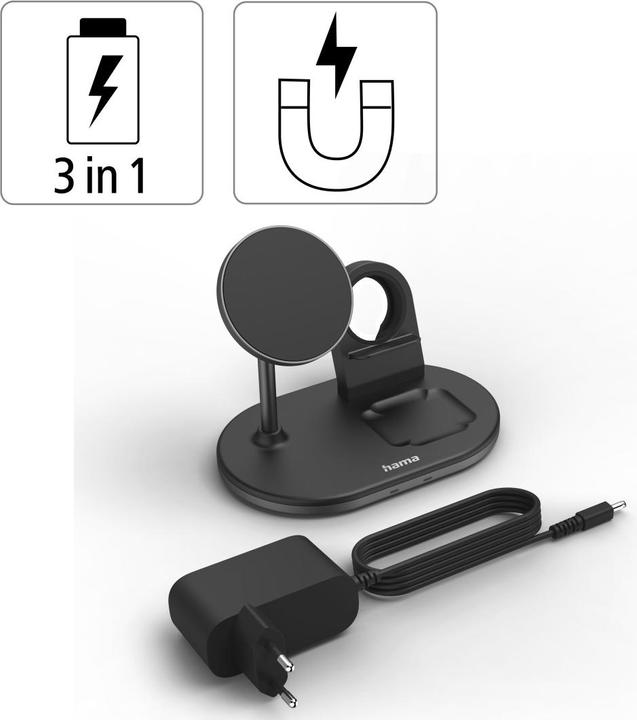 Actual product image Hama MagCharge Multi (15 W)